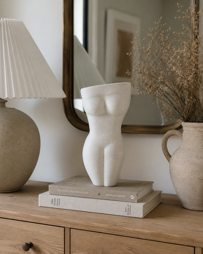 Selene - Kadın Torso Taş Heykel